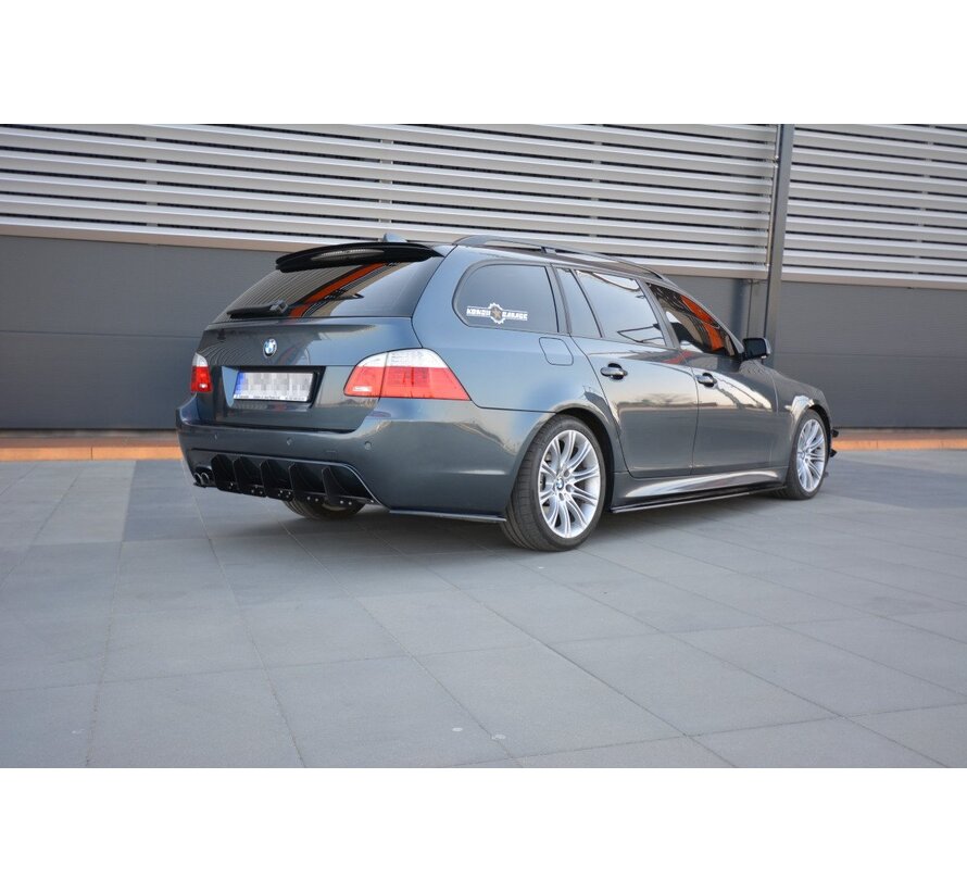 Maxton Design REAR DIFFUSER for passend voor BMW 5 E61 (TOURING) WAGON M-PACK