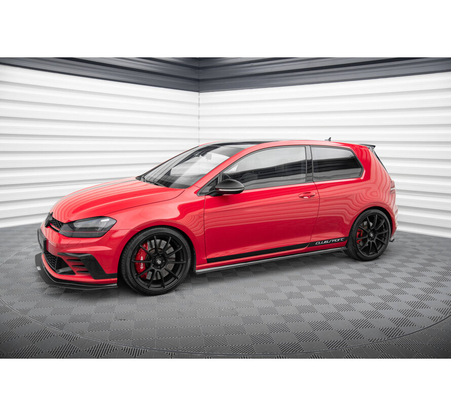 Maxton Design RACING SIDE SKIRTS DIFFUSERS VW GOLF VII GTI CLUBSPORT