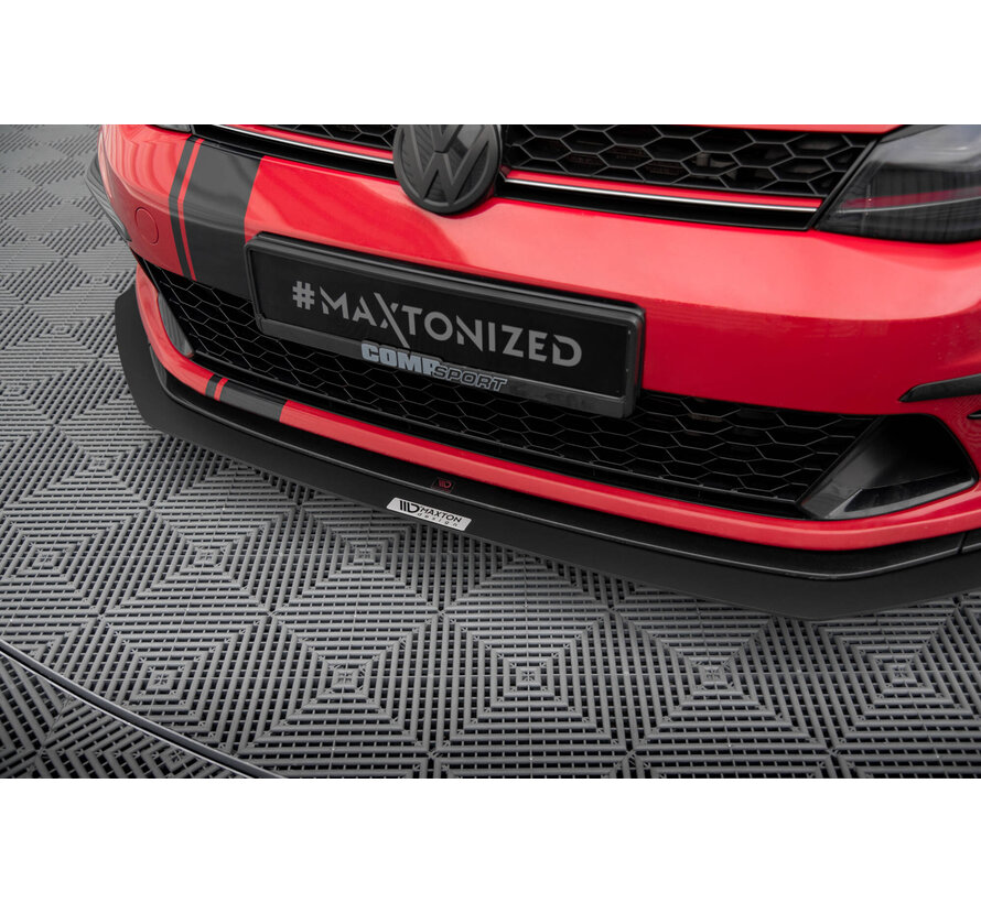 Maxton Design FRONT RACING SPLITTER VW GOLF VII GTI CLUBSPORT