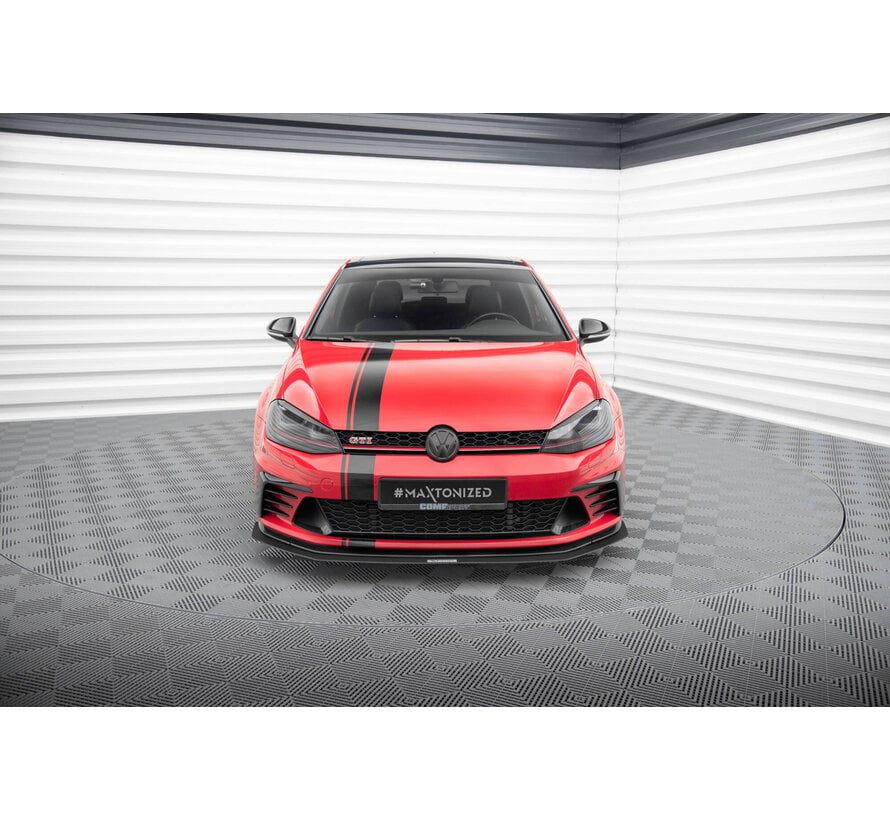 Maxton Design FRONT RACING SPLITTER VW GOLF VII GTI CLUBSPORT