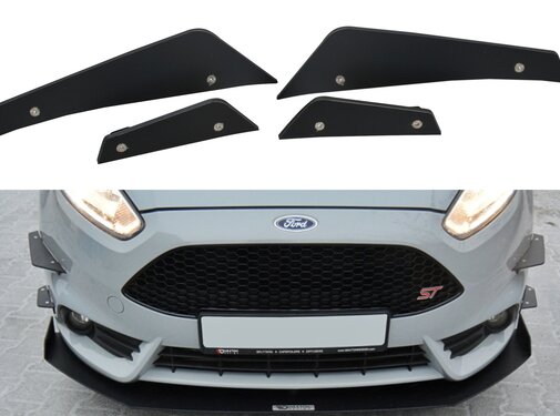 Maxton Design Maxton Design Front Bumper Wings (Canards) Ford Fiesta ST Mk7 FL