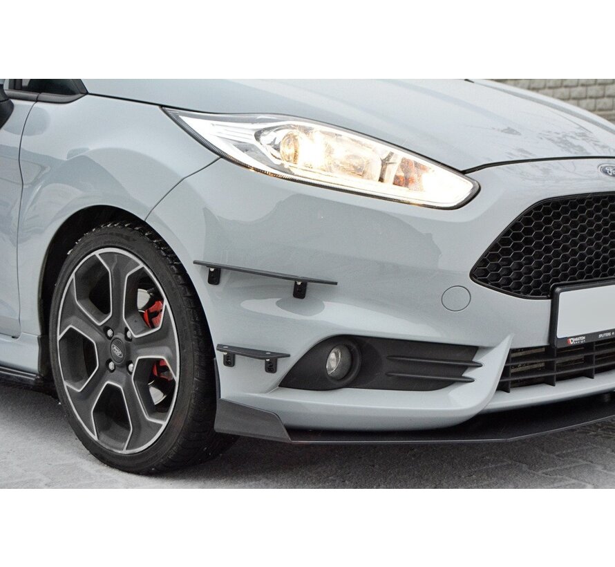 Maxton Design Front Bumper Wings (Canards) Ford Fiesta ST Mk7 FL