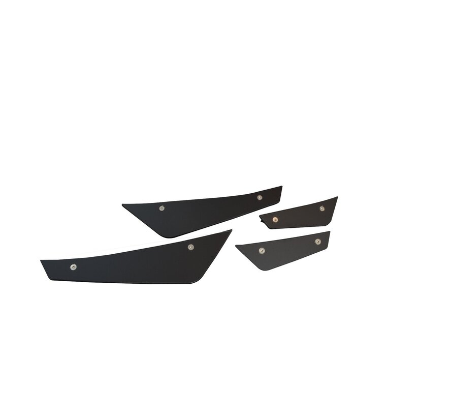 Maxton Design Front Bumper Wings (Canards) Ford Fiesta ST Mk7 FL