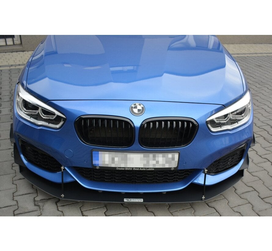 Maxton Design FRONT RACING SPLITTER V.2 BMW 1 F20/F21 M-Power FACELIFT