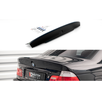 Maxton Design Maxton Design REAR SPOILER / LID EXTENSION BMW 3 E46 COUPE < M3 CSL LOOK > (FOR PAINTING)