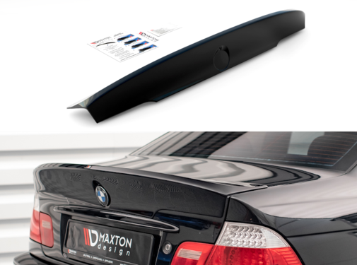 Maxton Design Maxton Design REAR SPOILER / LID EXTENSION BMW 3 E46 COUPE < M3 CSL LOOK > (FOR PAINTING)