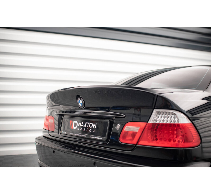 Maxton Design REAR SPOILER / LID EXTENSION BMW 3 E46 COUPE < M3 CSL LOOK > (FOR PAINTING)