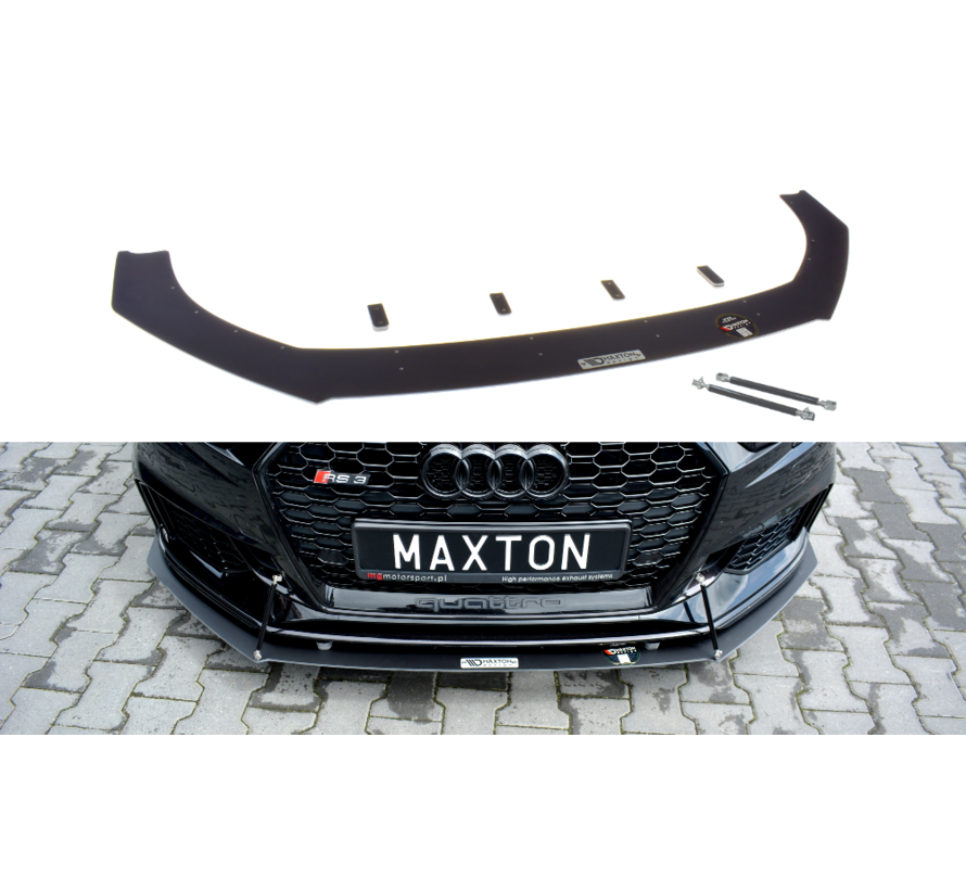 Maxton Design Front Racing Splitter V.1 Audi RS3 8V FL Sportback