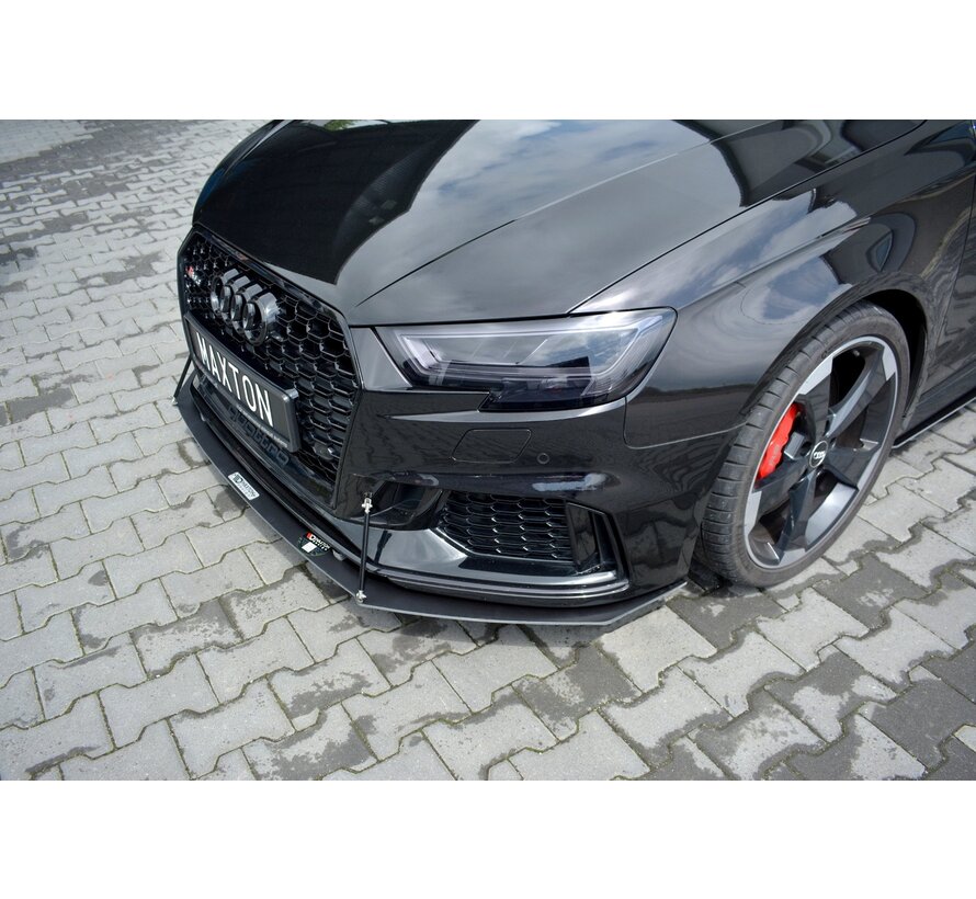 Maxton Design Front Racing Splitter V.1 Audi RS3 8V FL Sportback