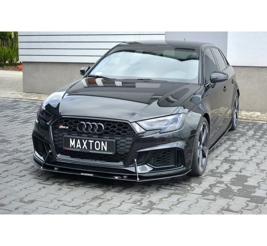 Maxton Design Front Racing Splitter V.1 Audi RS3 8V FL Sportback