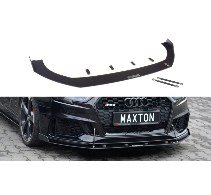 Maxton Design Front Racing Splitter V.1 Audi RS3 8V FL Sportback