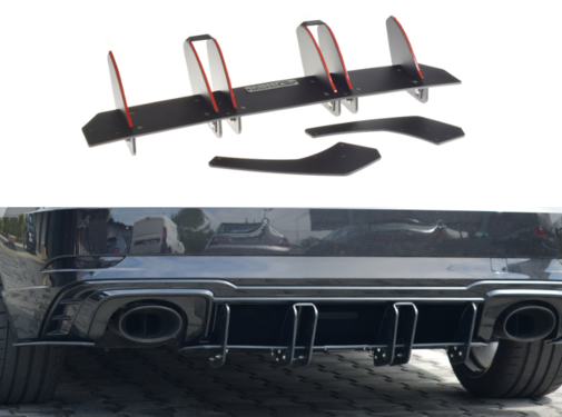 Maxton Design Maxton Design Rear Diffuser V.2 Audi RS3 8V FL Sportback