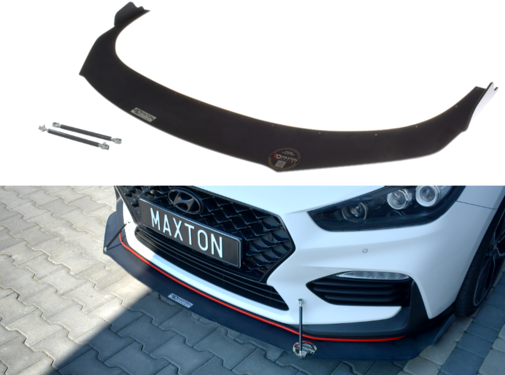 Maxton Design Maxton Design FRONT RACING SPLITTER HYUNDAI I30 Mk3 N