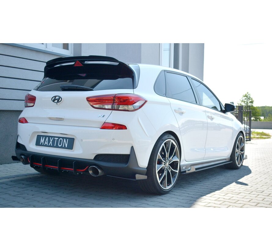 Maxton Design RACING SIDE SKIRTS DIFFUSERS HYUNDAI I30 Mk3 N