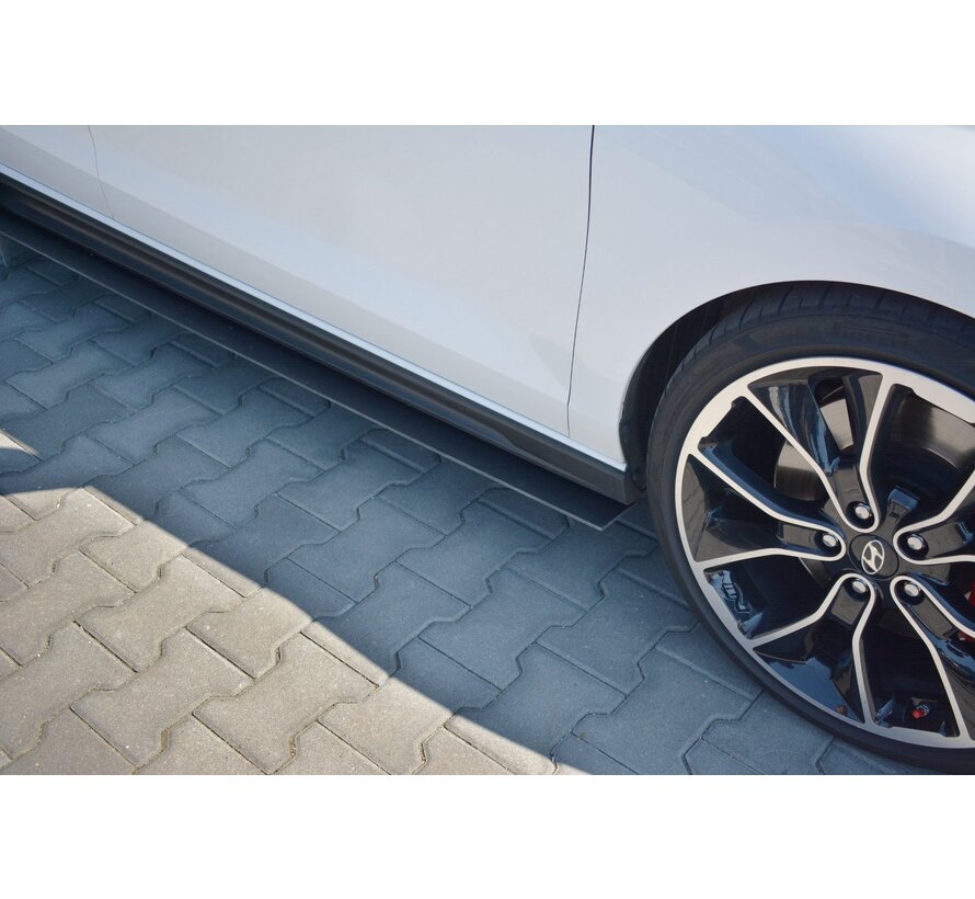 Maxton Design RACING SIDE SKIRTS DIFFUSERS HYUNDAI I30 Mk3 N