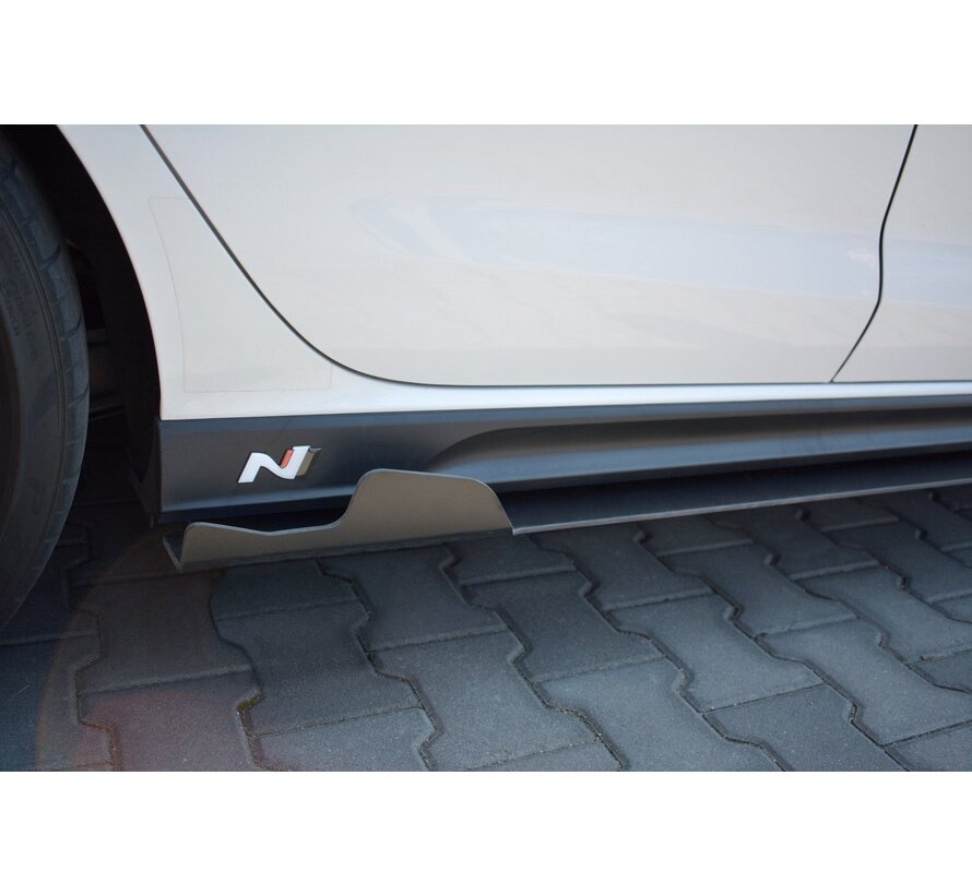Maxton Design RACING SIDE SKIRTS DIFFUSERS HYUNDAI I30 Mk3 N
