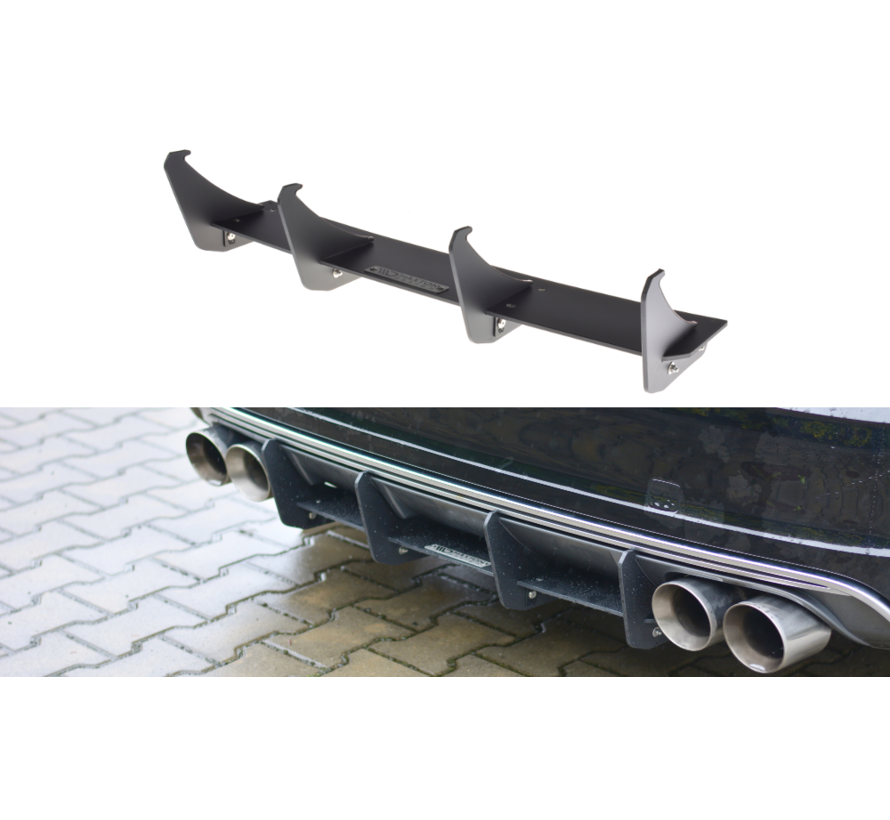 Maxton Design Rear Diffuser Audi S3 / A3 S-Line 8V Hatchback / Sportback