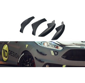 Maxton Design Maxton Design Front Bumper Wings (Canards) Ford Fiesta 7 ST Facelift