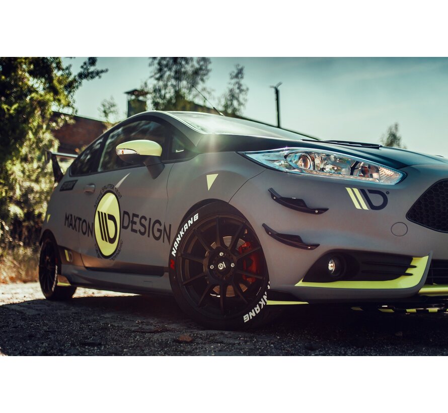Maxton Design Front Bumper Wings (Canards) Ford Fiesta 7 ST Facelift