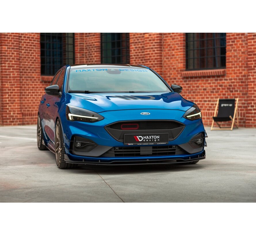 Maxton Design Front Racing Splitter Ford Focus Mk4 St-line