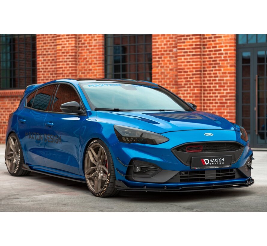 Maxton Design Front Racing Splitter Ford Focus Mk4 St-line