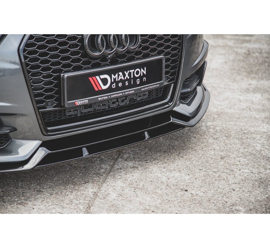 Maxton Design Front Splitter Audi S6 / A6 S-Line C7 FL