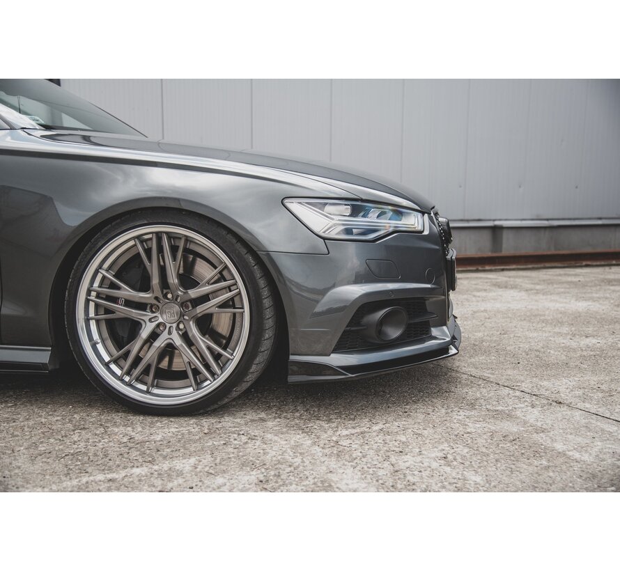 Maxton Design Front Splitter Audi S6 / A6 S-Line C7 FL