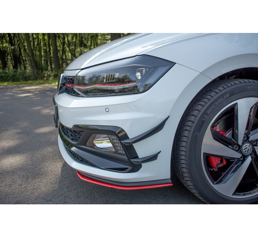 Maxton Design Front Bumper Wings (Canards) VW Polo GTI Mk 6