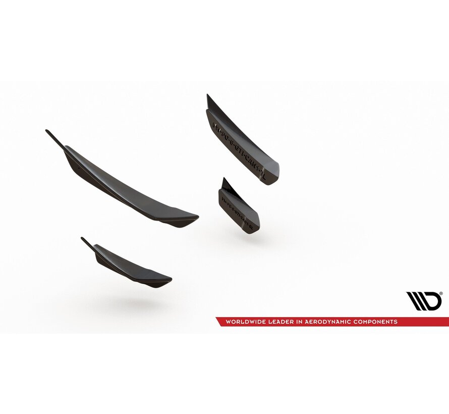 Maxton Design Front Bumper Wings (Canards) VW Polo GTI Mk 6