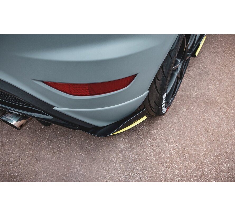 Maxton Design Rear Side Splitters Ford Fiesta 7 ST Facelift