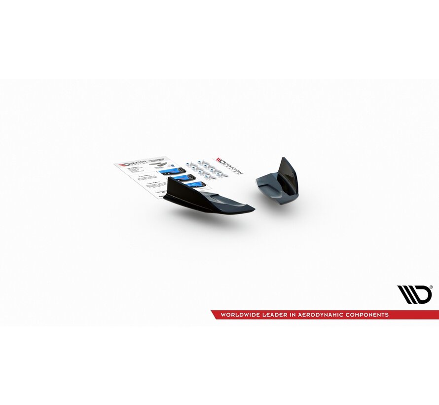 Maxton Design Rear Side Splitters Ford Fiesta 7 ST Facelift