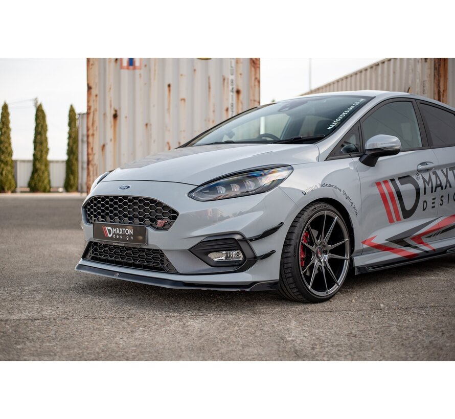 Maxton Design Front Bumper Wings (Canards) V.2 Ford Fiesta Mk8 ST / ST-Line