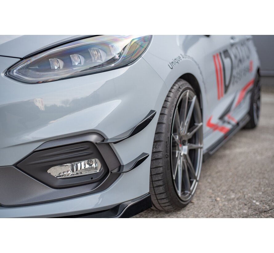 Maxton Design Front Bumper Wings (Canards) V.2 Ford Fiesta Mk8 ST / ST-Line