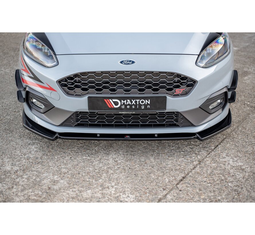 Maxton Design Front Bumper Wings (Canards) V.2 Ford Fiesta Mk8 ST / ST-Line