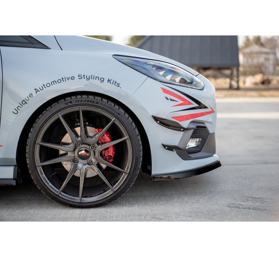Maxton Design Front Bumper Wings (Canards) V.2 Ford Fiesta Mk8 ST / ST-Line