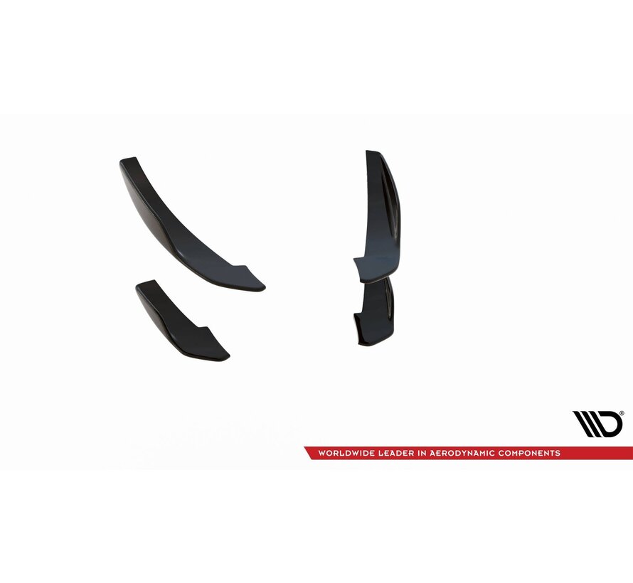 Maxton Design Front Bumper Wings (Canards) V.2 Ford Fiesta Mk8 ST / ST-Line