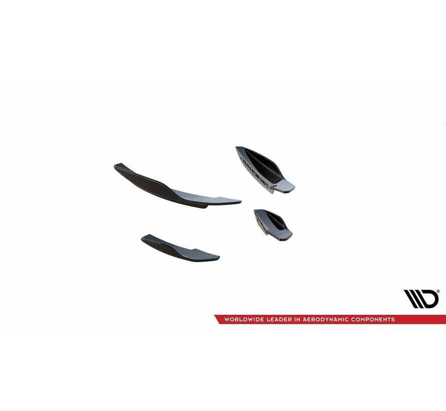 Maxton Design Front Bumper Wings (Canards) V.2 Ford Fiesta Mk8 ST / ST-Line