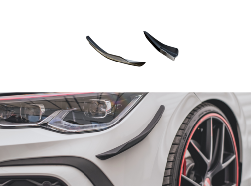 Maxton Design Maxton Design Front Bumper Wings (Canards) Volkswagen Golf 8 GTI