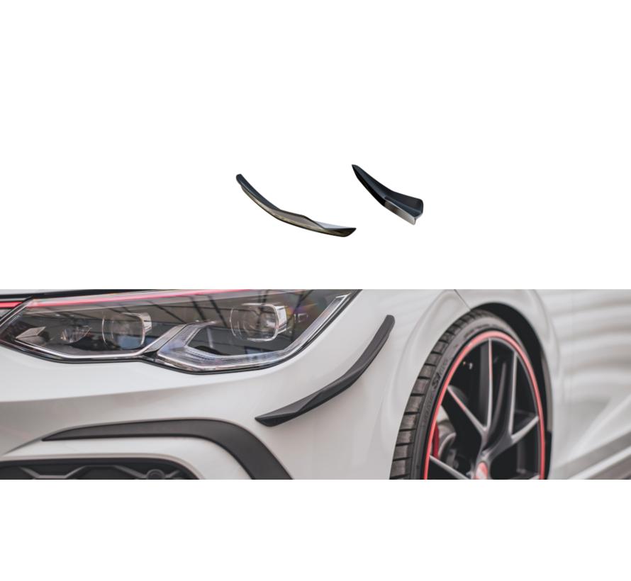 Maxton Design Front Bumper Wings (Canards) Volkswagen Golf 8 GTI