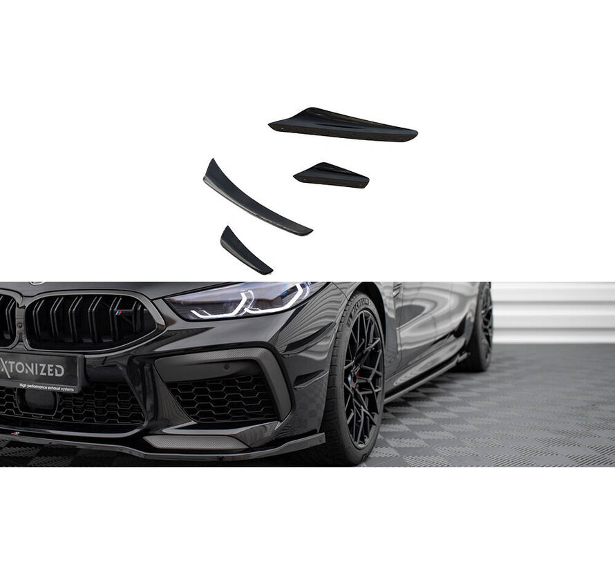 Maxton Design Front Bumper Wings (Canards) BMW M8 Gran Coupe F93