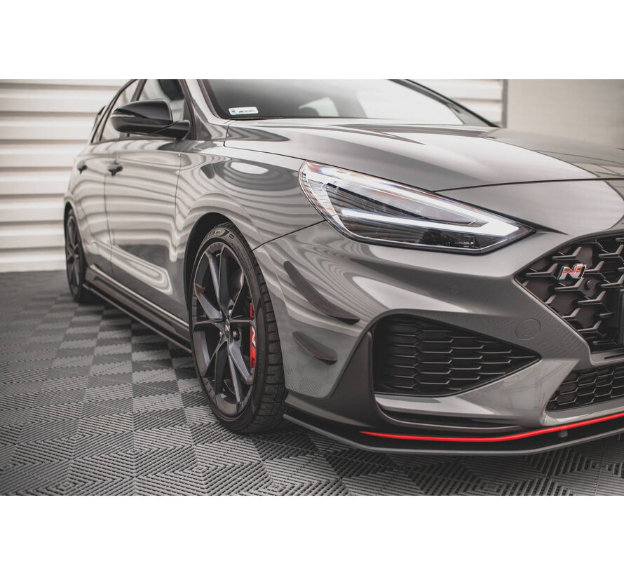 Maxton Design Front Bumper Wings (Canards) Hyundai I30 N Hatchback/Fastback Mk3 Facelift