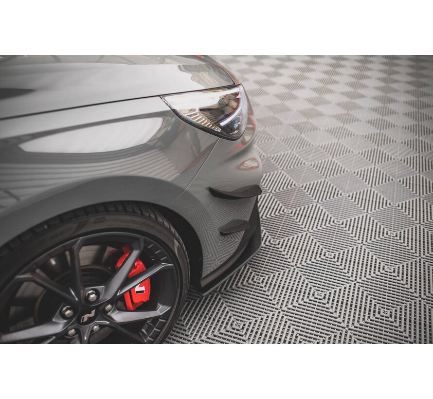 Maxton Design Front Bumper Wings (Canards) Hyundai I30 N Hatchback/Fastback Mk3 Facelift