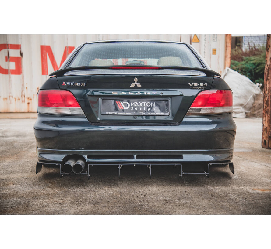 Maxton Design Rear Diffuser Racing Mitsubishi Galant Avance Mk8