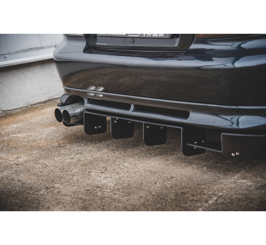 Maxton Design Rear Diffuser Racing Mitsubishi Galant Avance Mk8