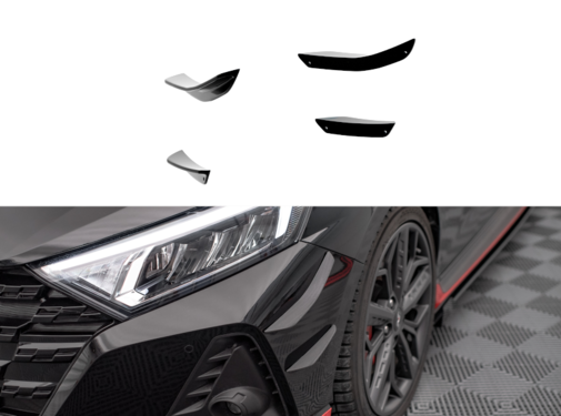 Maxton Design Maxton Design Front Bumper Wings (Canards) Hyundai I20 N Mk3