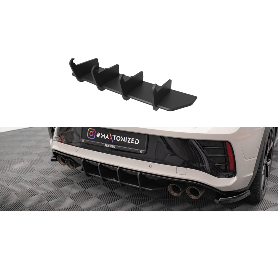 Maxton Design Street Pro Rear Diffuser Volkswagen T-Roc R Mk1 Facelift