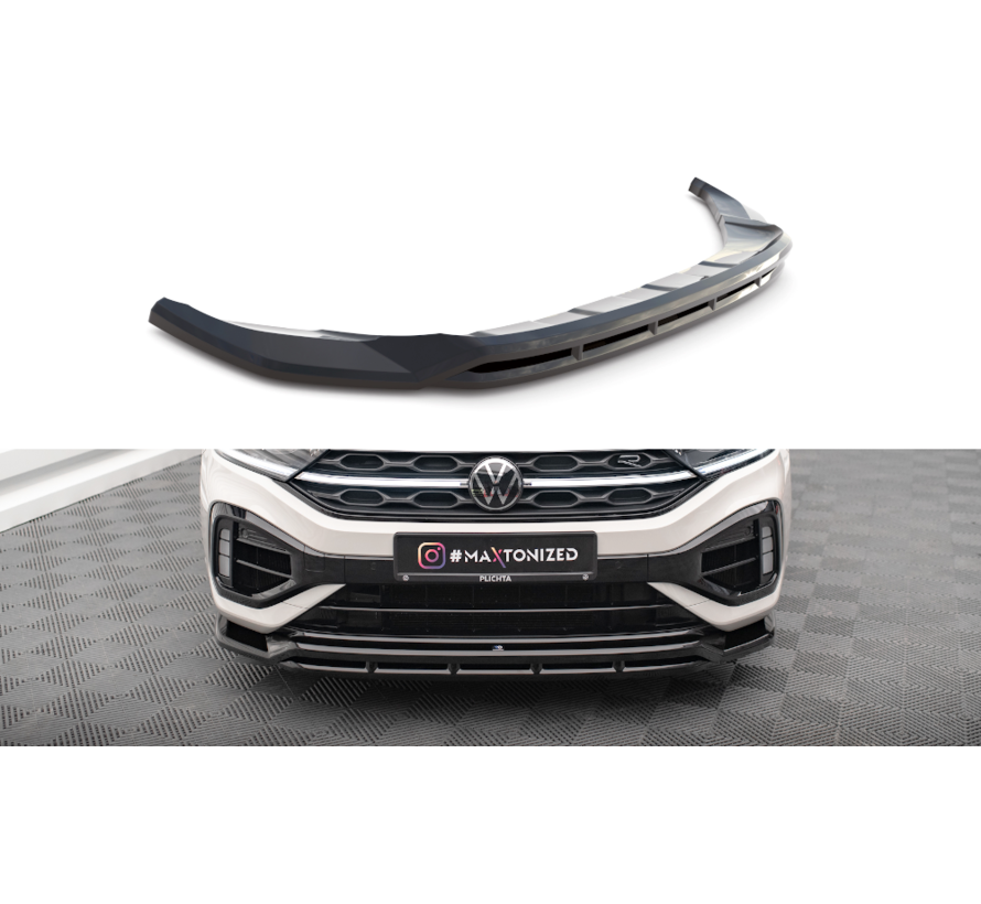 Maxton Design Front Splitter V.1 Volkswagen T-Roc R Mk1 Facelift