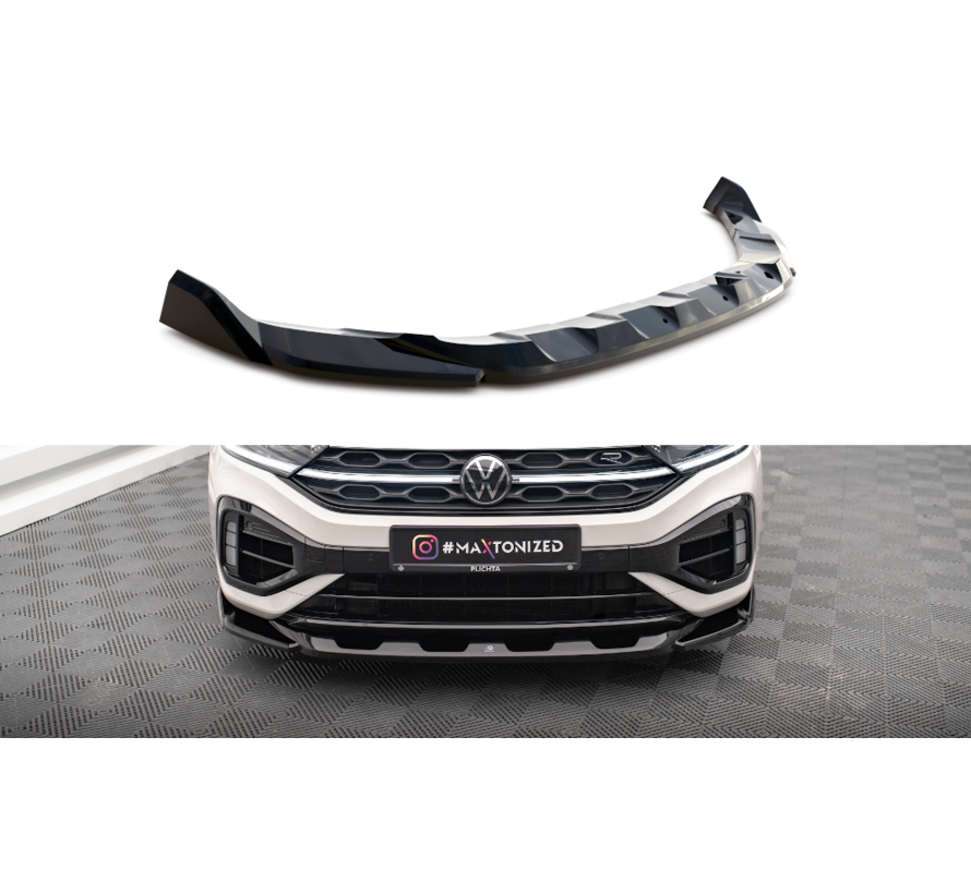 Maxton Design Front Splitter V.2 Volkswagen T-Roc R Mk1 Facelift