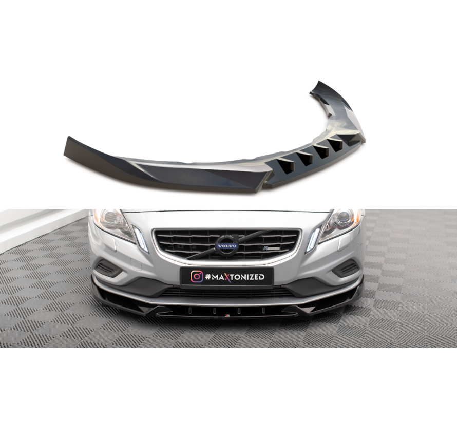 Maxton Design Front Splitter V.1 Volvo S60 R-Design Mk2