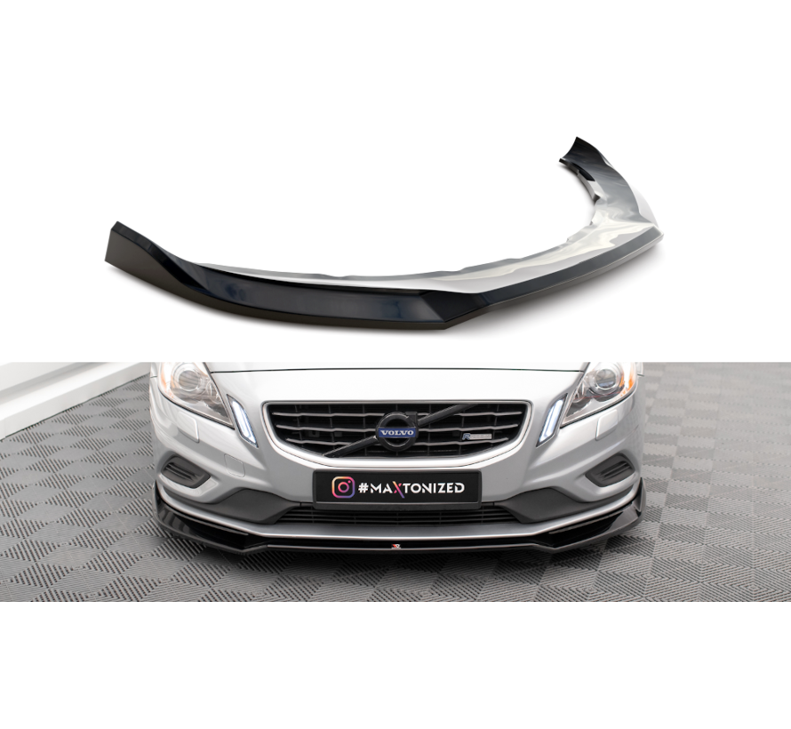 Maxton Design Front Splitter V.2 Volvo S60 R-Design Mk2